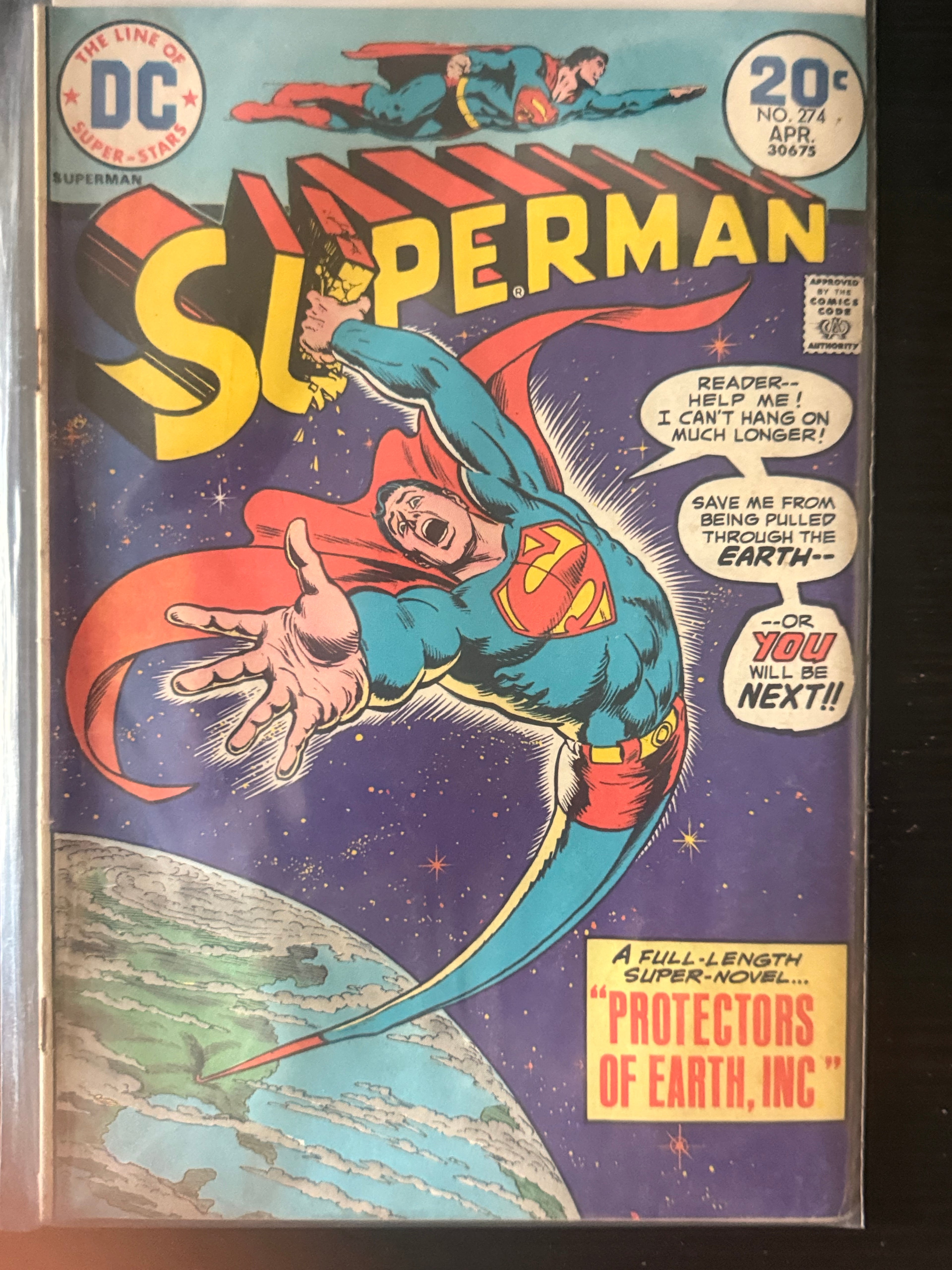 Superman #274 - Protectors of Earth, Inc. (April 1974)